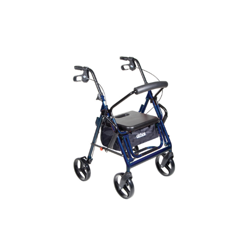 8 Duet Rollator/Transport Chair, 8" Casters - Image 1