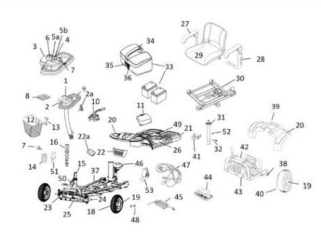 Spitfire EX 1420 - Glenerinpharmacy pride scooter wiring diagram 