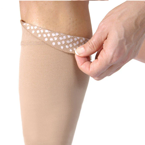 0844 / KNEE HIGH-SILICONE DOT TOP, OPEN TOE / 30-40 MMHG 0844 / KNEE HIGH-SILICONE DOT TOP, OPEN TOE / 30-40 MMHG - Image 1