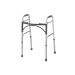 Deluxe Folding Walker, One Button with 5'' Wheels