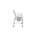 Aluminum Shower Chair and Commode with Casters - Image 4