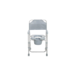 Aluminum Shower Chair and Commode with Casters - Image 2