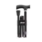 Bariatric Aluminum Folding Cane, Height Adjustable