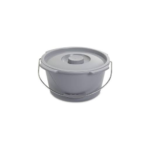 Commode Bucket with Metal Handle and Cover, 7.5 Quart - Image 3