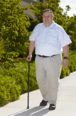 Bariatric Aluminum Folding Cane, Height Adjustable - Image 3