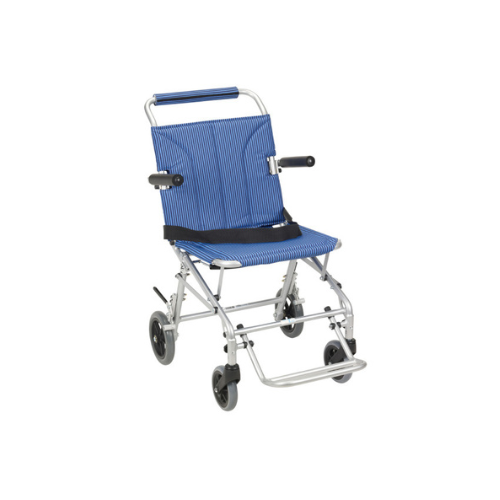 Super Light, Folding Transport Chair with Carry Bag and Flip-Back Armsa Super Light, Folding Transport Chair with Carry Bag and Flip-Back Arms - Image 1