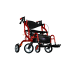 AiRGO Fusion Rollator & Transport Chair Cranberry HEMI