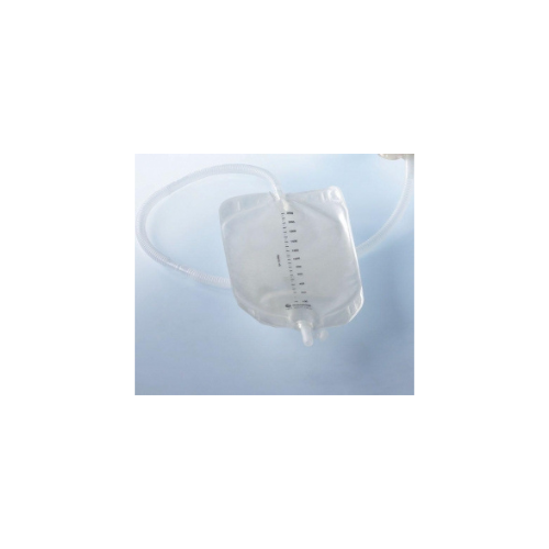Conveen Security Plus Urinary Leg Bag with Clamp, Nonsterile, 1,000 mL Conveen Security + 1000 mL leg bag with fabric straps, lever outlet, sterile (10) - Image 1