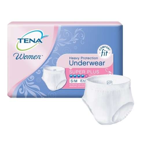 54800c Tena Women Super Plus Underwear: S/M - Image 1
